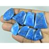228Cts. Natural Blue Apatite Fancy Shape Cabochon Loose Gemstone 08 Pcs Lot C-3030