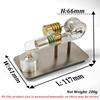 Metal Single Cylinder Stirling Engine Miniature Horizontal Engine Model Scientific Experiment Birthday Gift Engine Model
