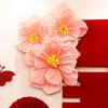 20/25/30Cm Krepový papír Květina Lehká Víceúčelová Zvlněný papír Květina Stereoskopická Květinová Dekorace Party Potřeby