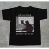 Schwarze Katze T-Shirt und Kinder-T-Shirt Herren Damen Baumwolle Lustiger Philosophie-Zitat-Druck Übergroß Lässig Katze Kurzarm Vintage T-Shirt Tops