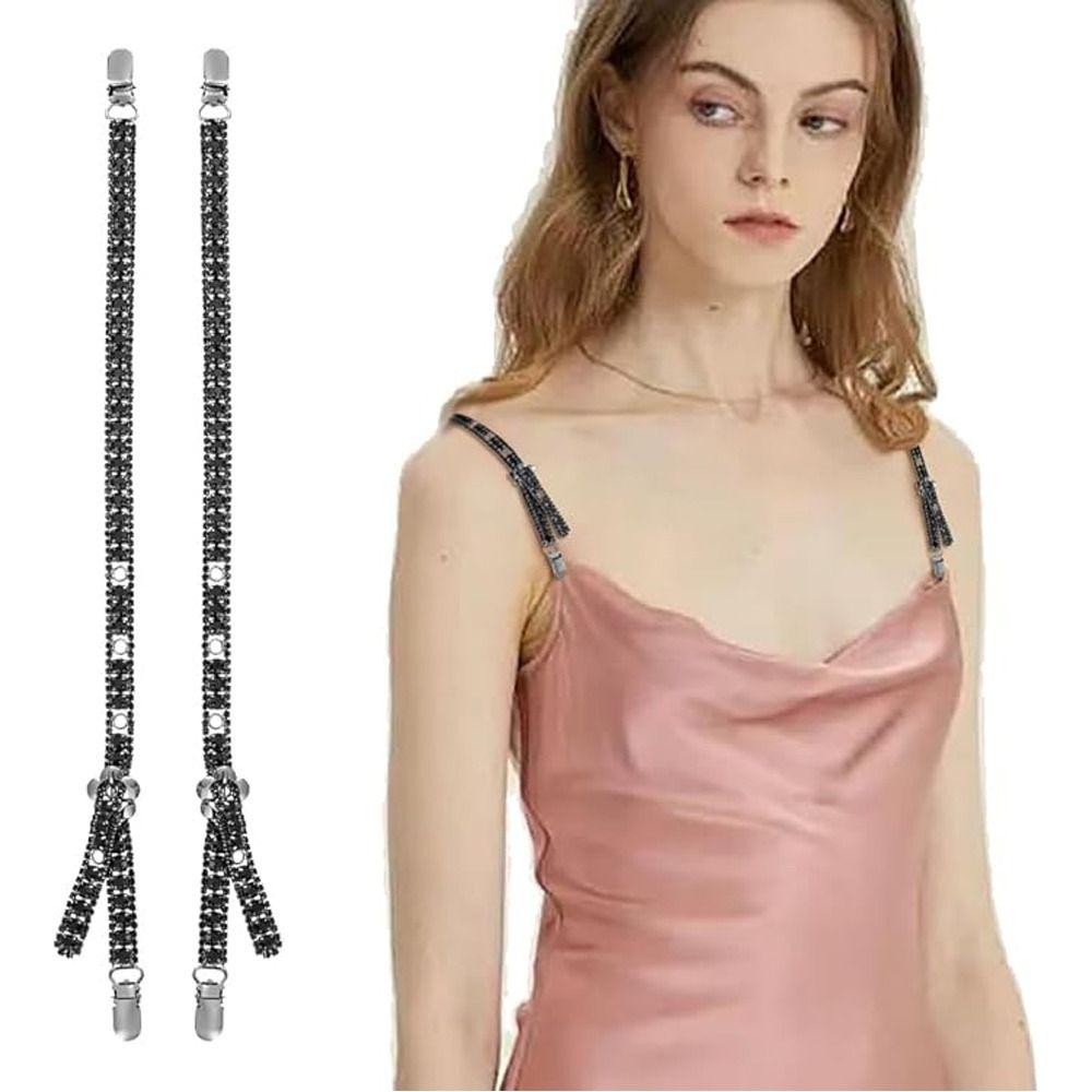 Rhinstone Shoulder Belts Removable Bra Straps Replacement New Bra Straps Party