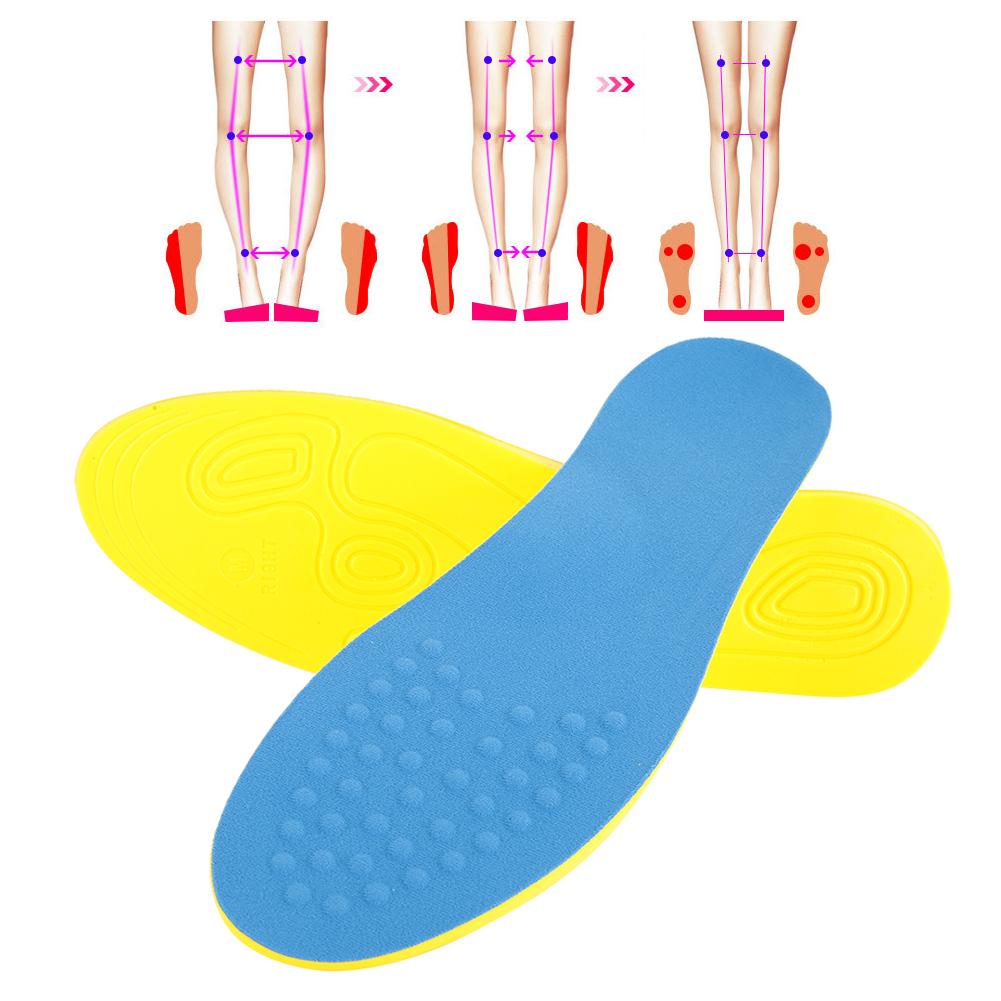 Orthopedic Insole X/O Shape Leg Correction Flat Foot Arch Support Foot Massager