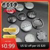 Hub Caps Hot For Audi 4pcs 60mm 61mm 68mm 69mm 77mm Audi Hub Caps Car Wheel Center Caps  for Audi A1 A2 A3 A4 A5 A6 A7 A8 S3