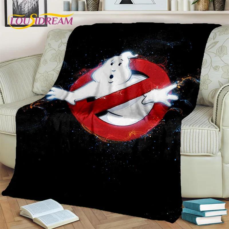 

Одеяло G-Ghostbusters с героями мультфильмов, мягкое фланелевое одеяло для дома, спальни, кровати, дивана, пикника, офиса, пешего туризма, отдыха, сна, подарок 75x90cm
