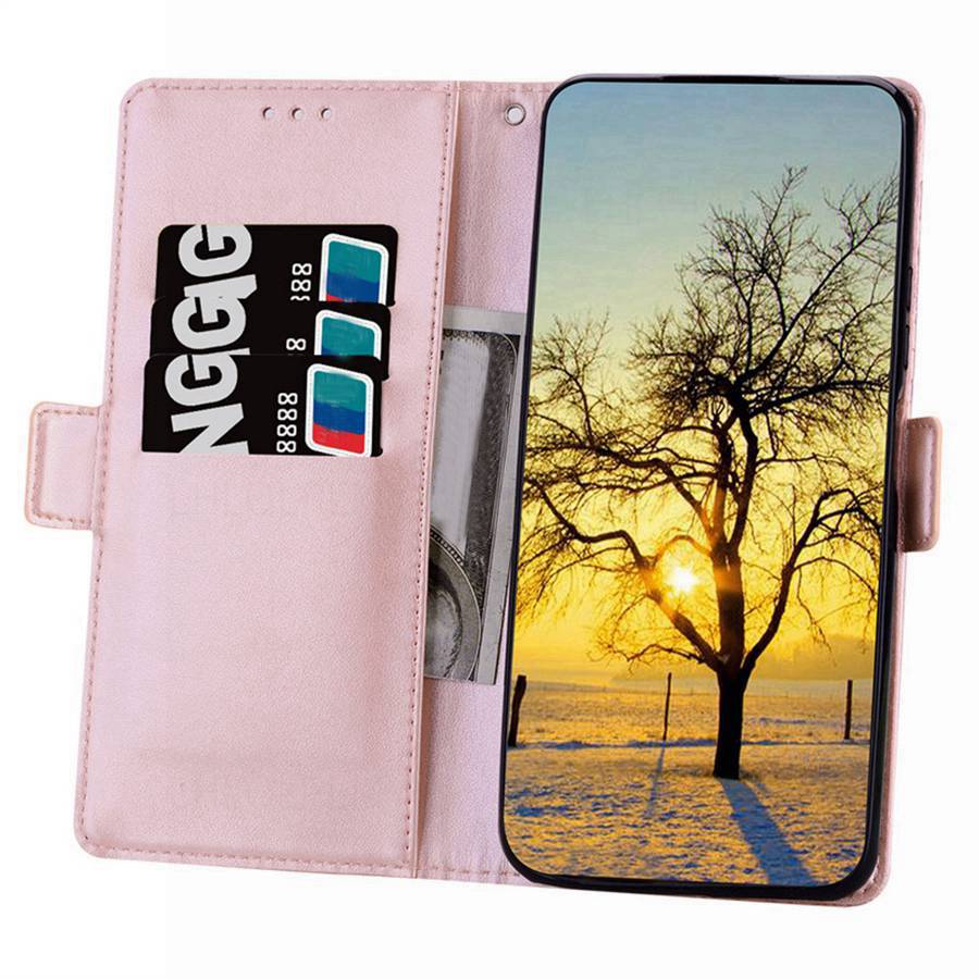 Modische Spitzen-Geldbörse Klapp-Lederhülle Für OPPO A5X A6X A78 A79 5G A74 A98 A40 A5 A6 Reno 13 14 13F 14F Vivo Y29 Y28 Y33S Y21 Realme C71 C53 C75 Hülle