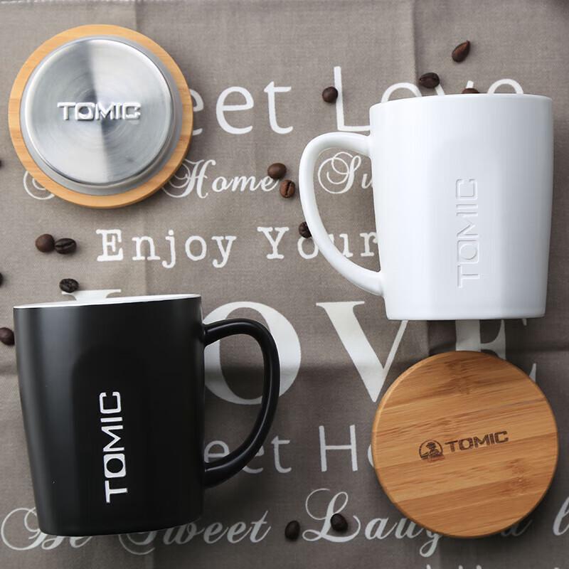 TOMIC Creative Ceramic Mug with Lid