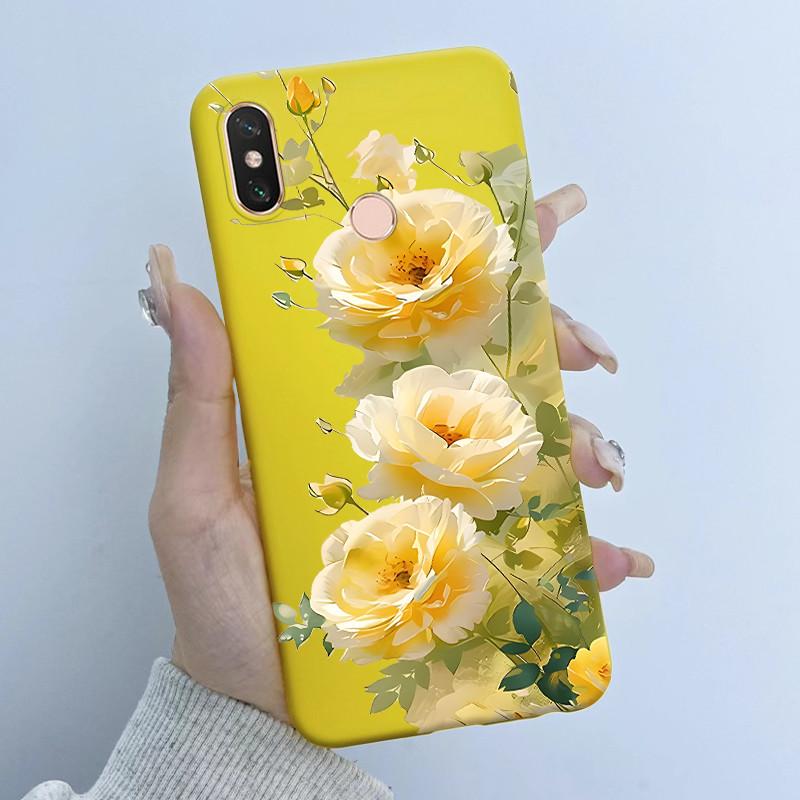 For Xiaomi Mi Max 3 Case Back Cover New design Butterfly Flower Girl Painted Candy Color Soft Silicone Shells For Mi Max3 Capa