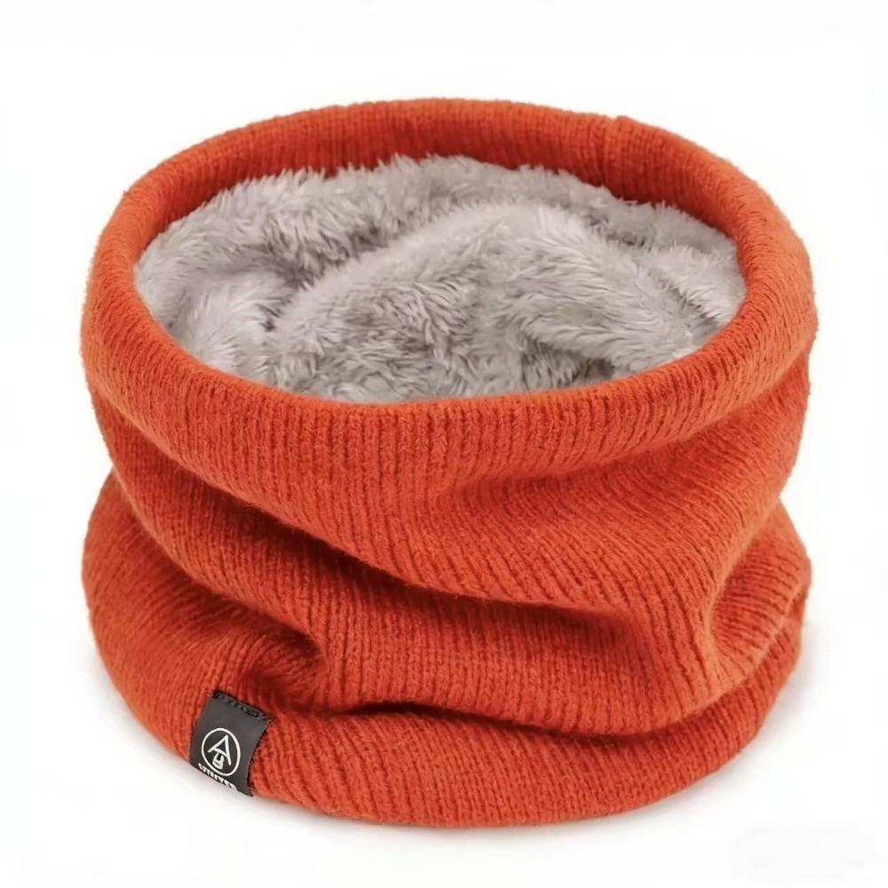 Warm Neck Gaiter Windproof Tube Scarf Unisex Knitted Scarf Skiing