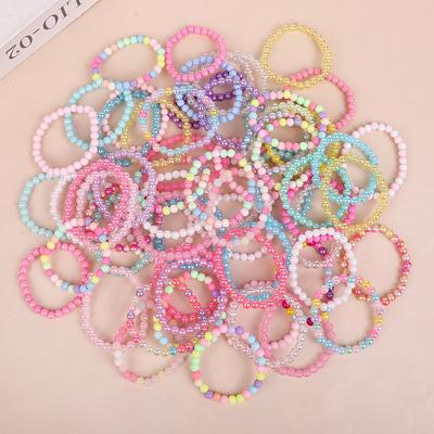 15/30pcs Colorful Beads Bracelet Kids Girls Birthday Party Favors Goodie Pinata Filler Baby Shower Wedding Guest Treat Gifts