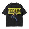 Battle Beast Invincible Comic Graphic T-shirt Vintage Washed Superhero Otaku Merch Unisex Oversized Cotton Short Sleeve Tee Tops