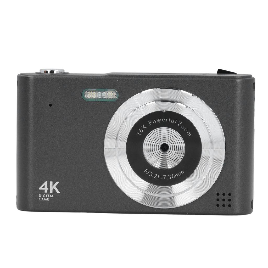 4K HD Digital Camera 16X Zoom 48MP Portable CCD Camera with LED Flashlight AF Auto Focus CCD Camera