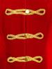 Womens Ringmaster Jacket Stand Collar Design Fringed Shoulder Board Velvet Coat Circus Halloween Costume
