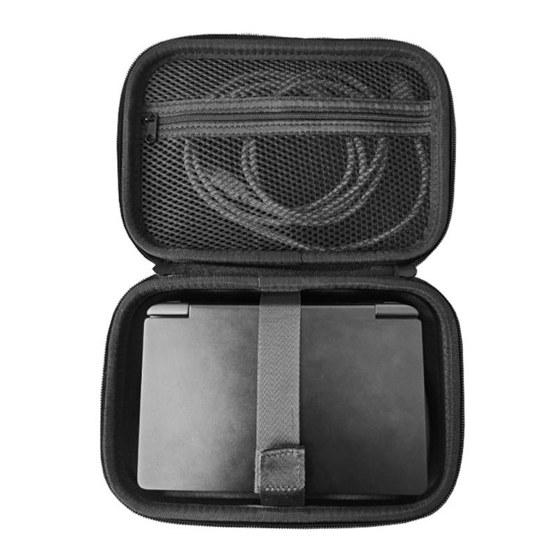 Harte EVA-Aufbewahrungstasche für WIN Mini 7 Zoll Spielkonsole Tragbare Handtasche Reise-Tragetasche Organizer-Beutel Schwarz