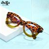 Vintage Cat Eye Anti-Blue Light Reading Glasses for Women - Large Frame, Senior-Friendly Design