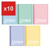KOKUYO Campus Notebook, For Pasting Printouts, B5 Oversized, Dotted A-Ruled, 5-Color Pack, No-3HATX5