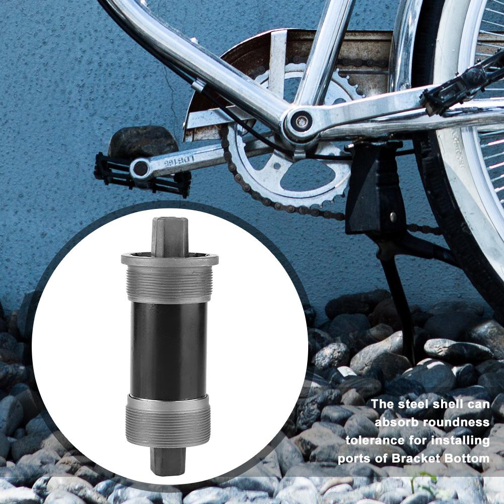 Cykelframlager Fyrkantshålsaxel Cykeldelar för Fyrkantig Avsmalnande Spindel Vevarm(68x113mm)