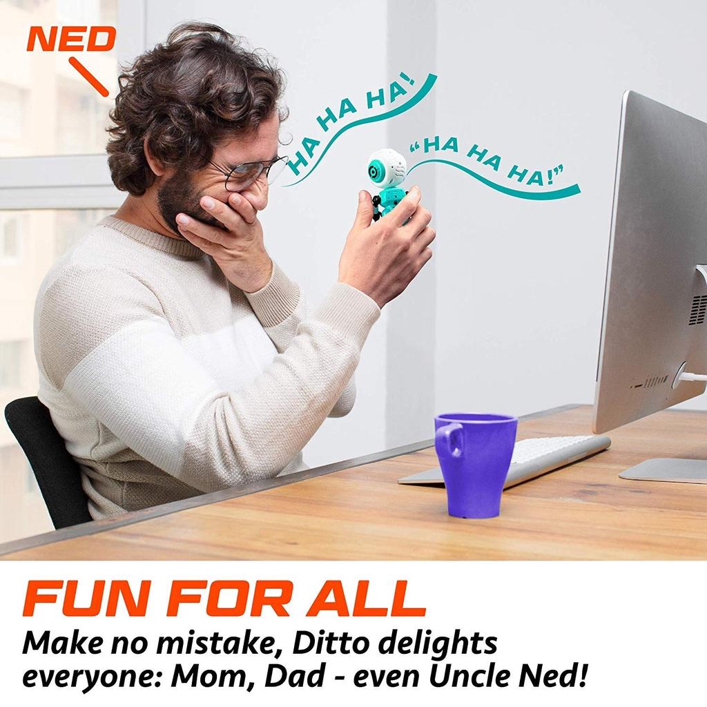 Mini Smart Reden Roboter Spielzeug Elektronische Puppe Spielzeug Kopf Touch Sensor LED Licht Legierung Roboter