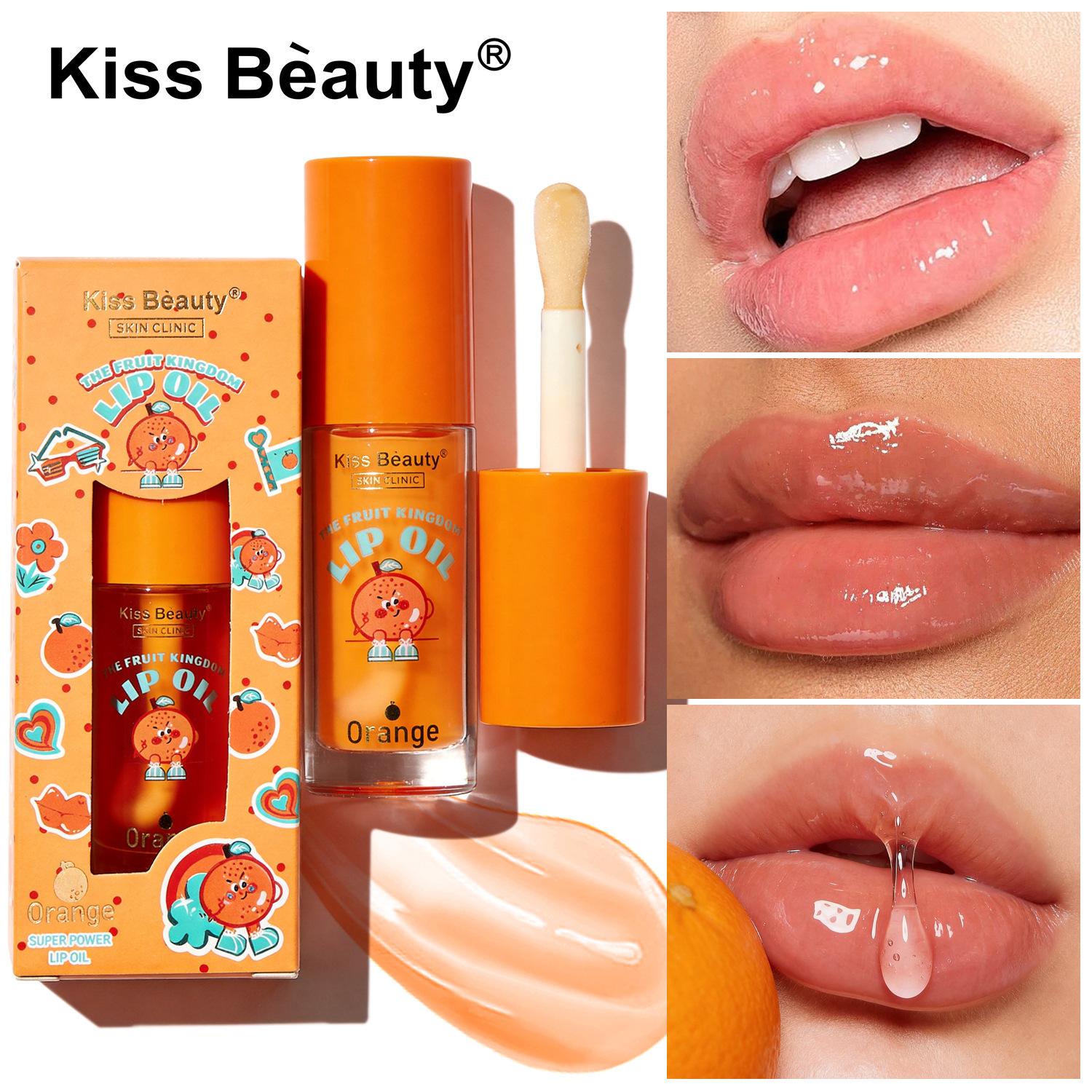Kissbeauty Lip Oil Transparent Hydrating Moisturizing Moisturizing Lip Mask Lip Balm 6ML