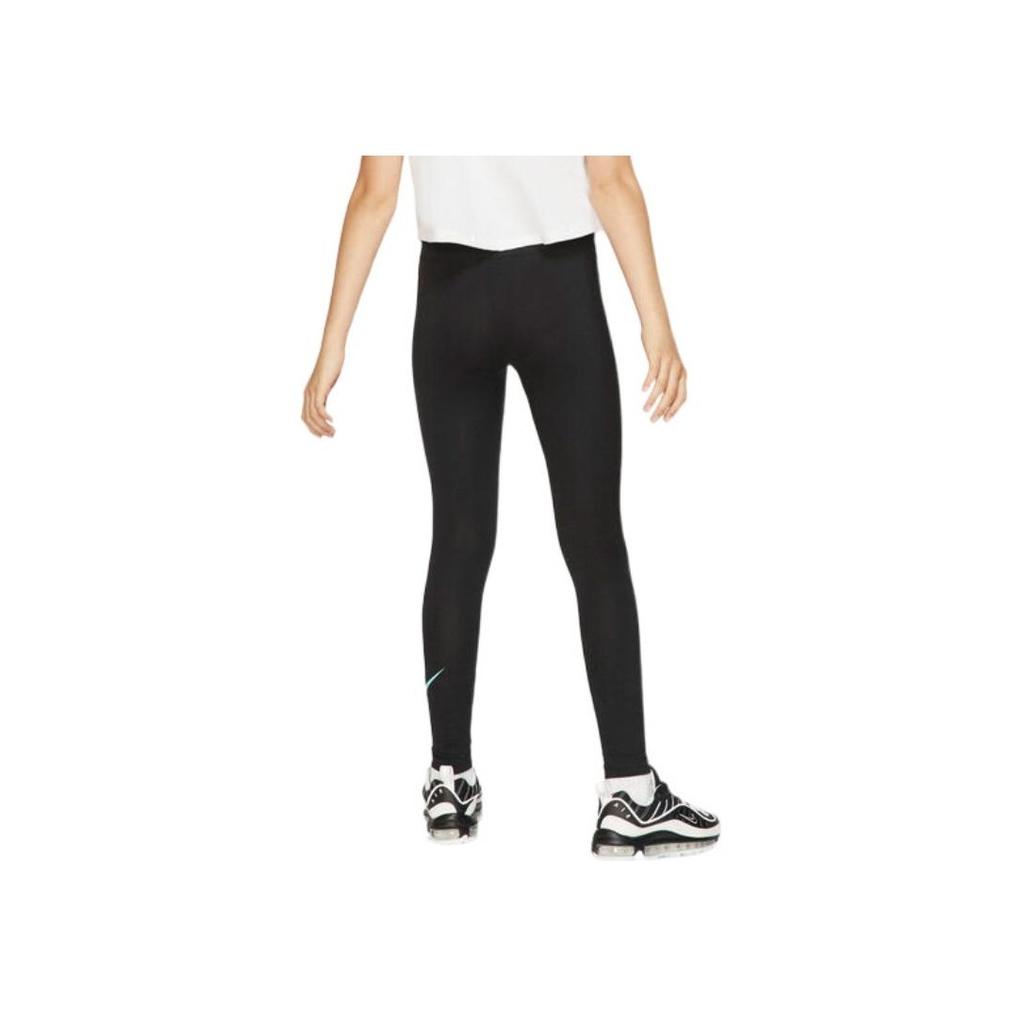 Nike Kids Letter Logo Print Breathable Training Knit Sports Pants Kids Bottoms Black CJ6946-010