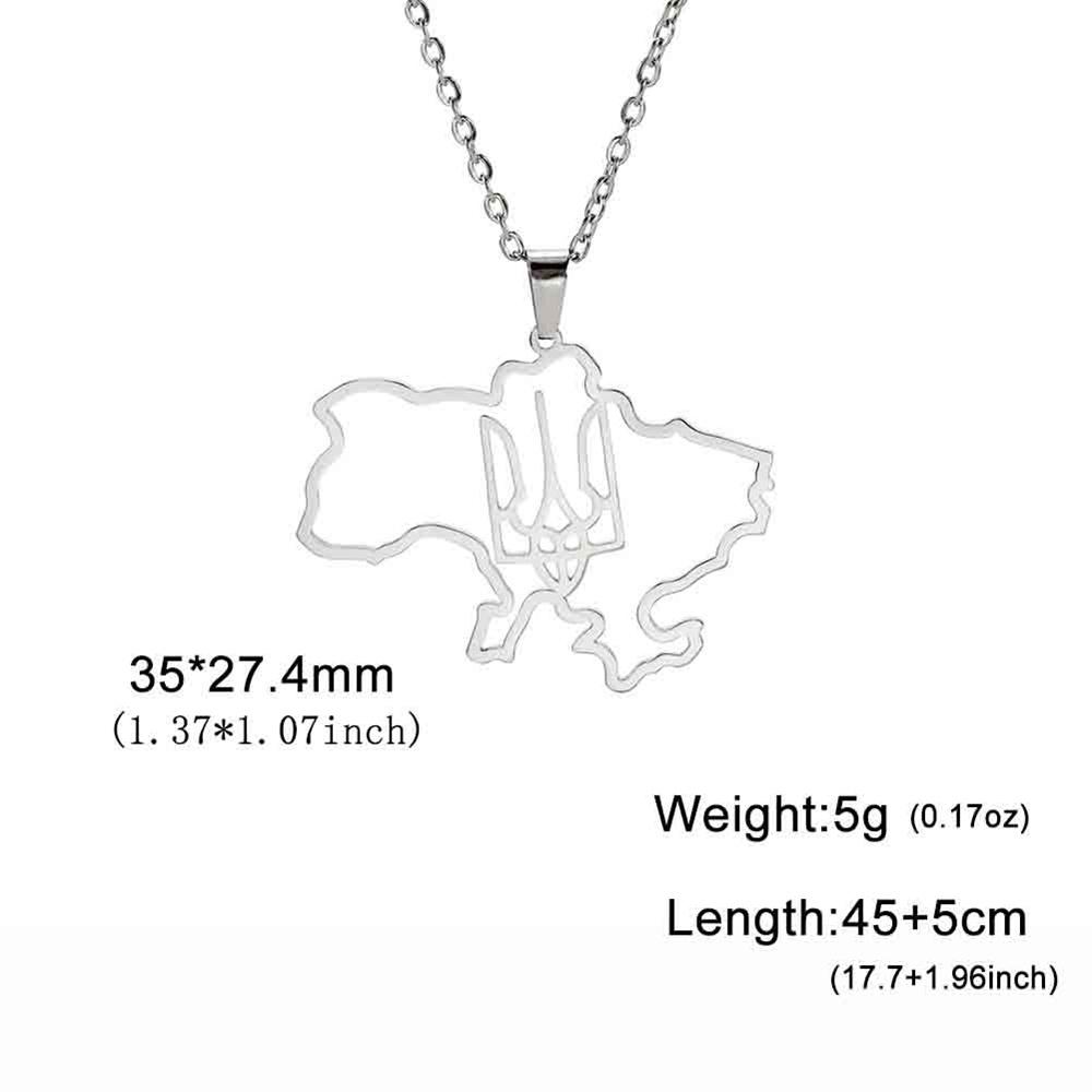 My Shape Africa Map Necklaces for Women Men Stainless Steel South African Map Pendant Chain Choker Hollow Map African Jewelry
