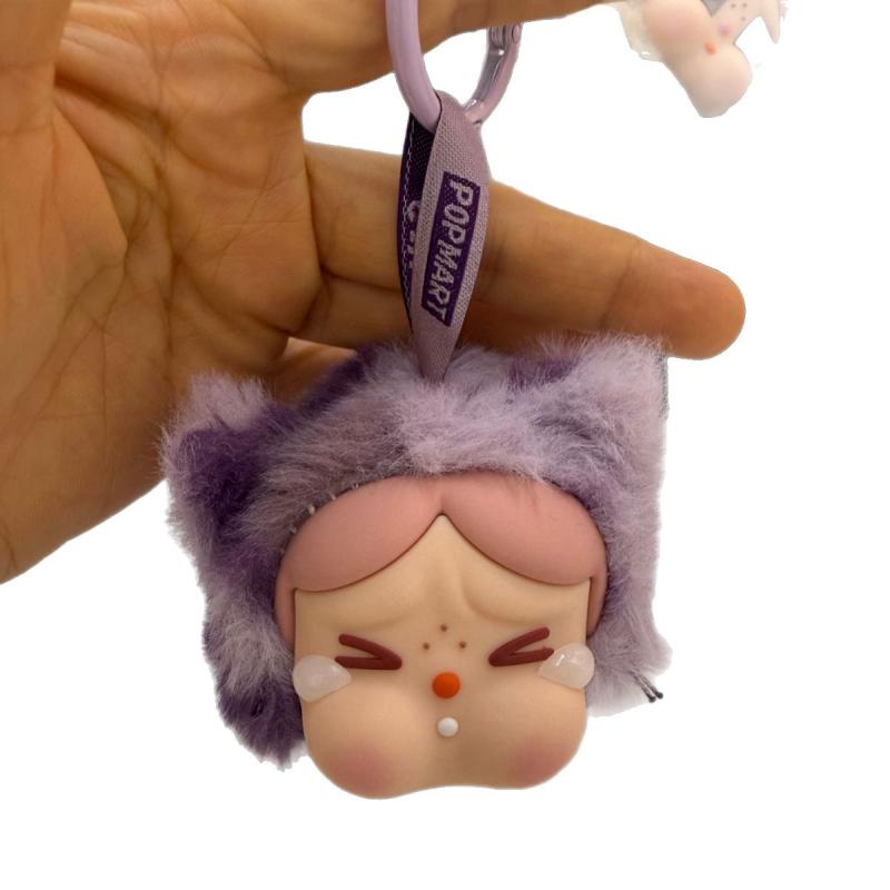 1 Piece Action Figure Keychain Crybaby Wild But Cutie Series Vinyl Plush Pendant Bag Decoration Figurines Dolls Model Gift