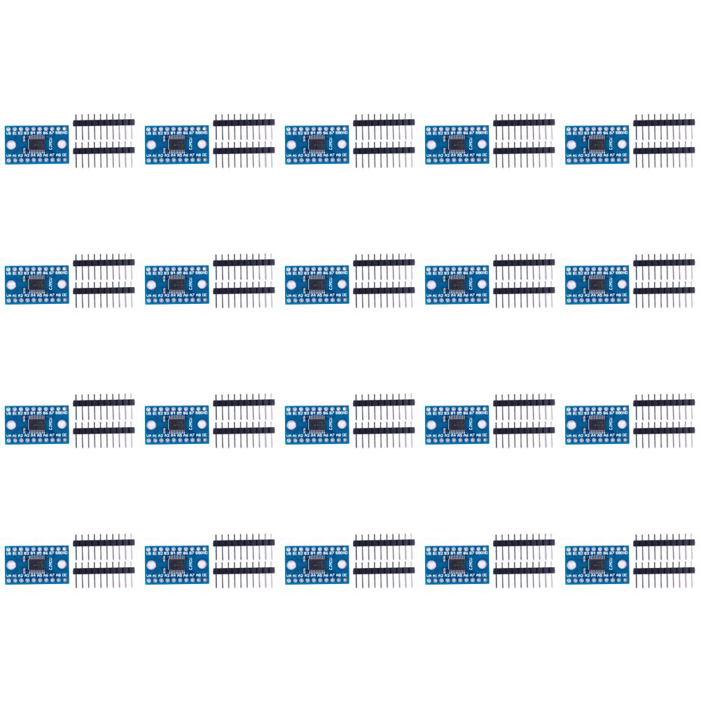 10-30Pcs TXS0108E Logic Level Shifter Bi-Directional Module 3.3V 5V 8 Channel Voltage Level Translation Module for Raspberry Pi
