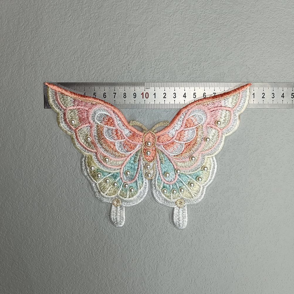 Magic Color Organza Polyester Embroidery Butterfly Diy Handmade Clothing Hair Accessories Dress Wedding Accessories