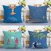 C-Call Me by Your Name Pillow Case Sofa Short Plush Double-sided HD Printing Room Home Office Gift Cushion Cover