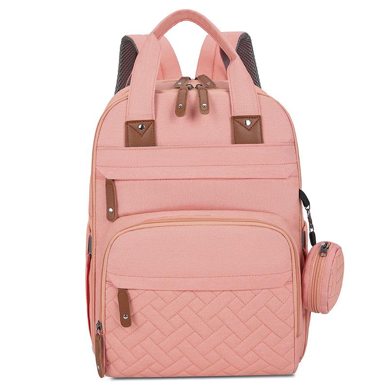 New Multifunctional Mommy Bag, Baby Urine Pad, Insulated Compartment, Baby Backpack, Multi Compartment Large Capacity Mother and Baby Bag