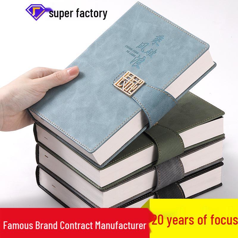 A5 Custom Logo Thickened Business Notebook Gift Set with Diary