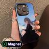 Wandering Witch Elaina Translucent MagSafe Mobile Phone Case for iPhone 17 16 15 14 13 12 11 Air Pro Max Plus Colorful Cover