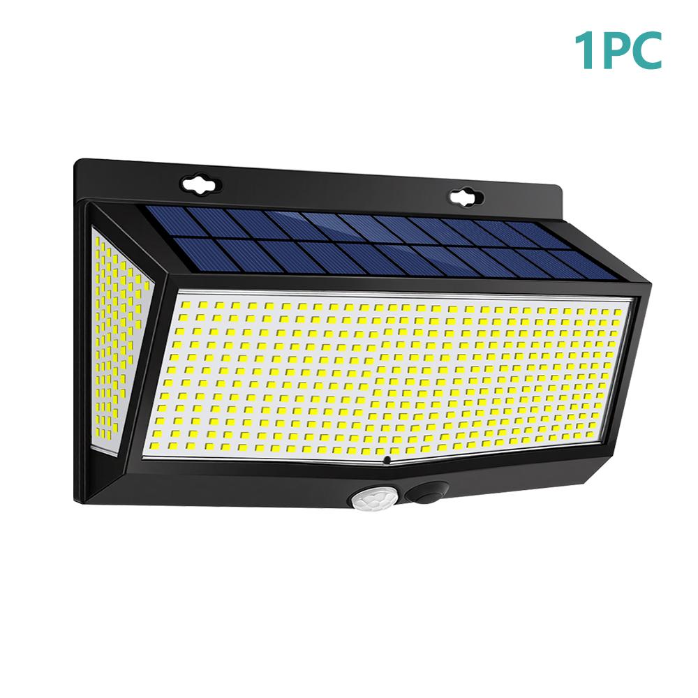 418/528/368 Solar Wall Lights  Outdoor Motion Sensor 3 Modes Security Light IP65 Waterproof Solar Powered Wall Light For Outside