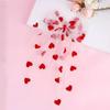 Fashion Sweet Hair Clips Heart Shape Spring Clip Hairpins Big Bows Long Hair Ribbon Valentines Day Gift