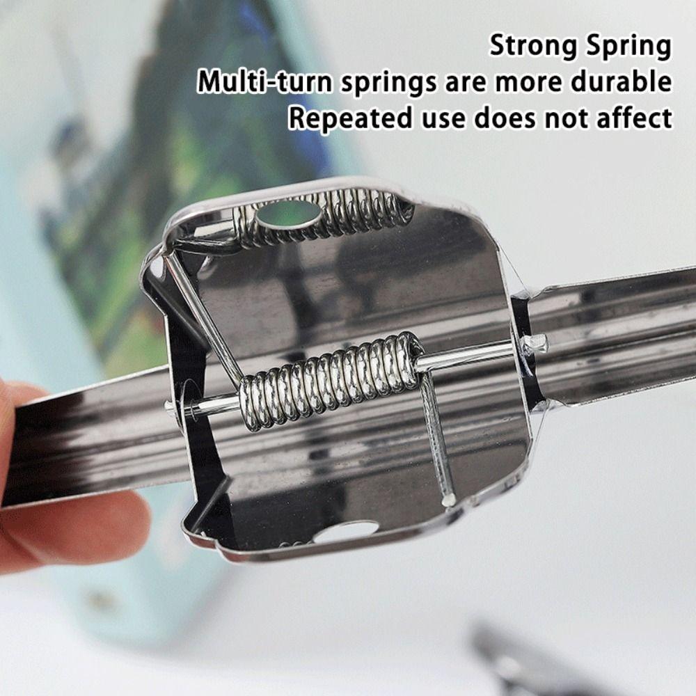 New Stainless Steel Metal Binder Clips Multi-size Round/Flat/Mountain Head Ticket Bill Clamp Paper Clips Home Office School