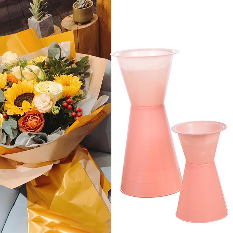 Bouquet Packaging Liner Base Fresh Flower Packaging Tool Bouquet Inner Pot Sword Barrel Flower Arrangement Bucket