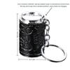 2-in-1 Coin-holding Jar Keychain with Snap Closure Coin Holder  for Supermarket Cashier
