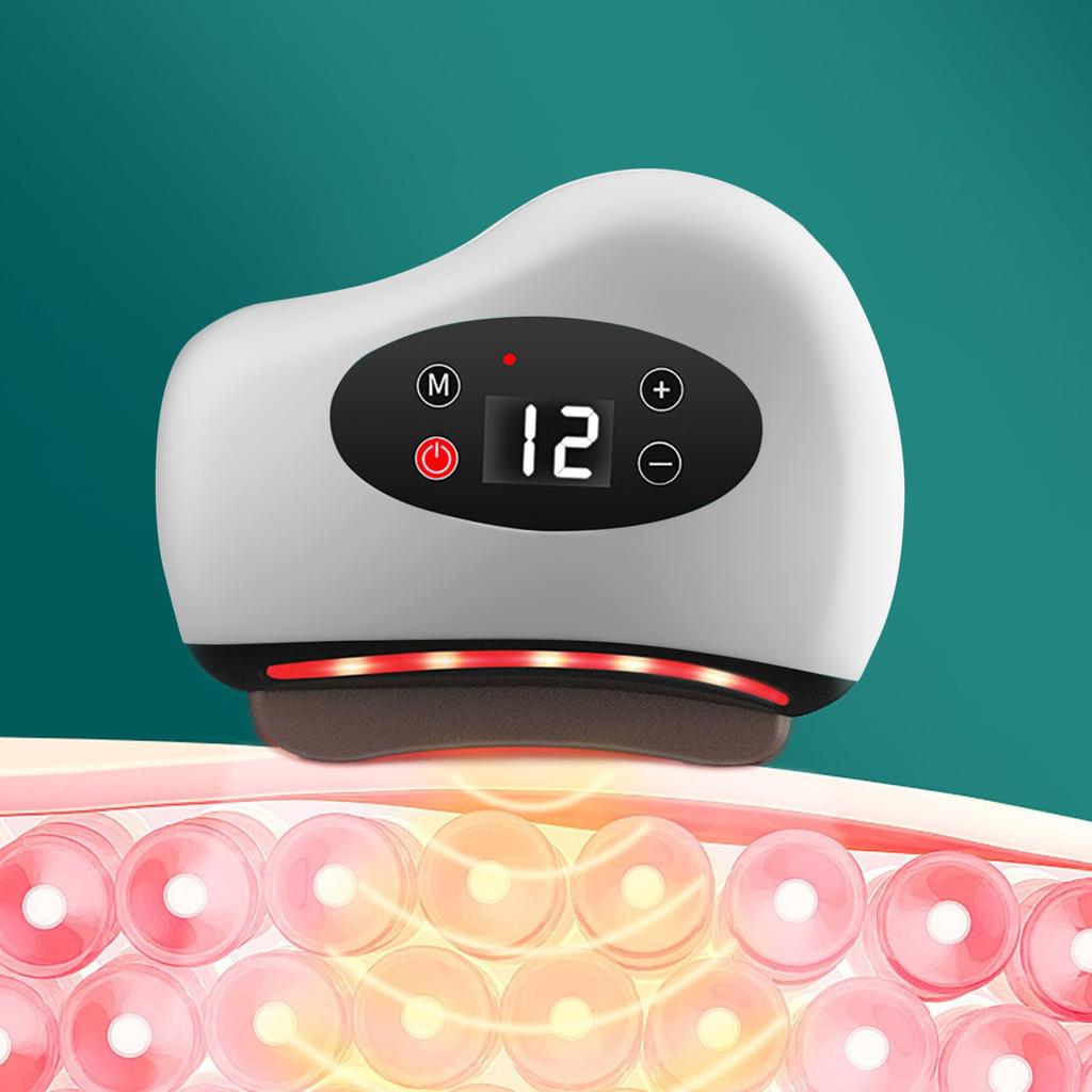 The Electric Vibrating Scraping Board Has 12 Of Adjustment And Can Massage The Face, Neck And Back To Help Fight Skin Aging