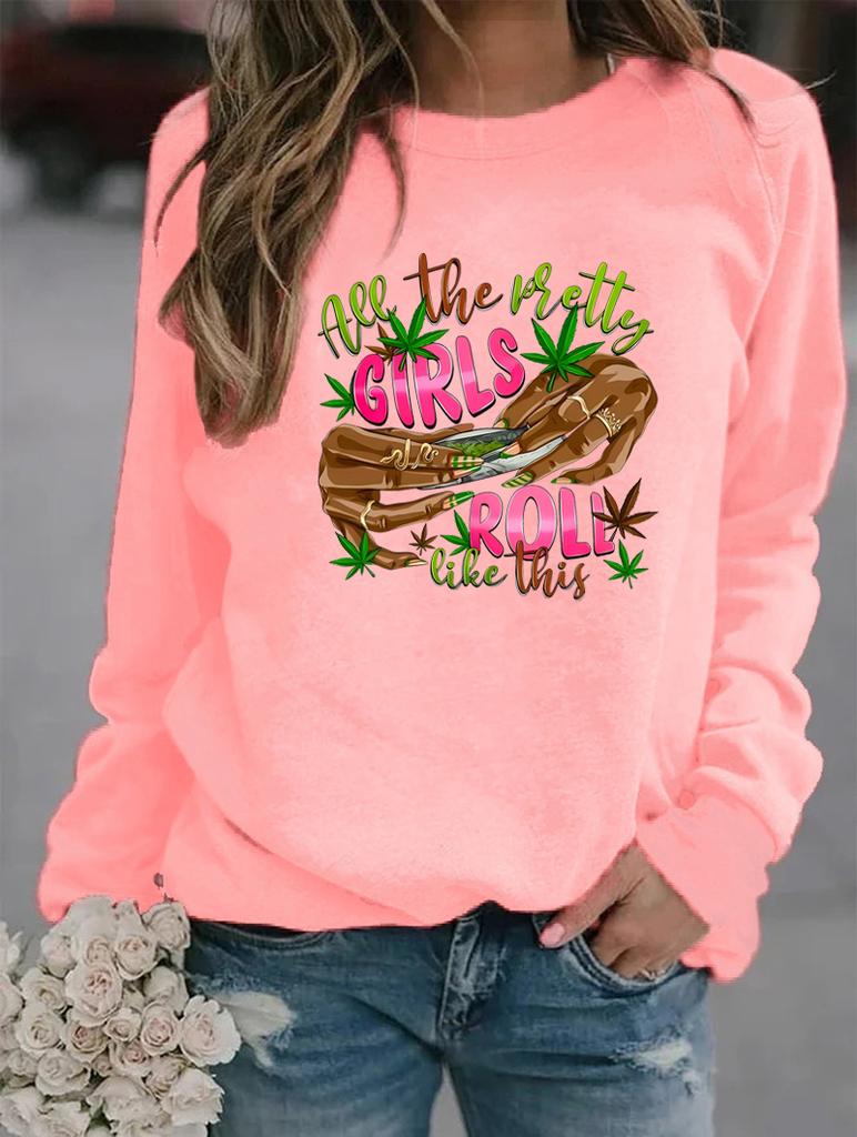 Women's Trendy Winter Pullover with Round Neck and Long Sleeves, Available In Various Stylish Patterns