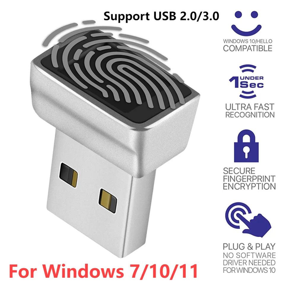 U6 U7 U8 USB Fingerprint Reader For Windows 10 Hello PC Laptop Fingerprint Reader Password-Free Login USB Module