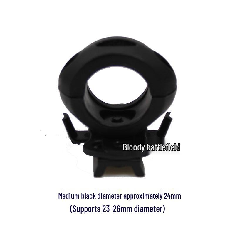 Helmet-Compatible Flashlight Mount for Cycling Accessories