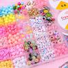 1Set Macaroon Color Beads Kit For Diy Jewelry Making Flat Loose Beads Kits Diy Jewelry Making Set Diy Jewelry Making Supplies
