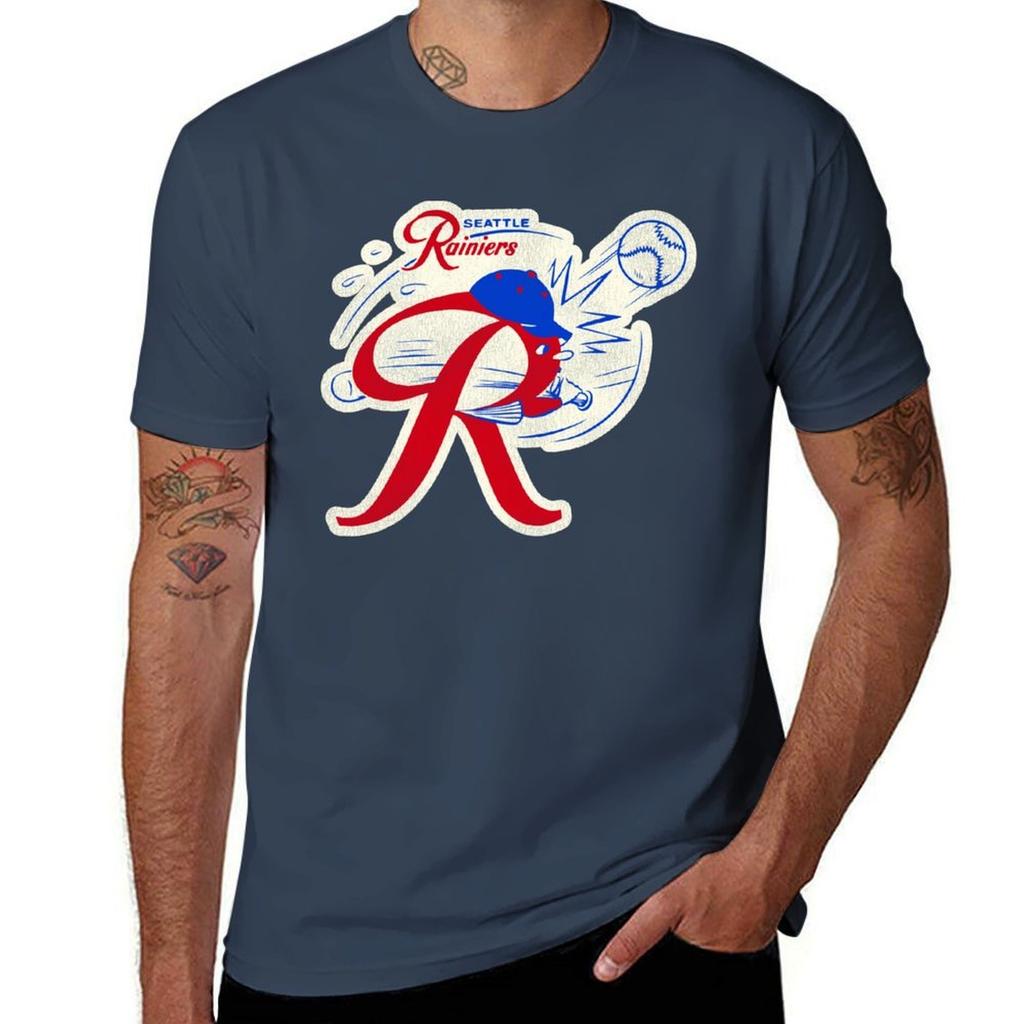 Seattle Rainiers Baseball TShirt Urban Style Print TShirt