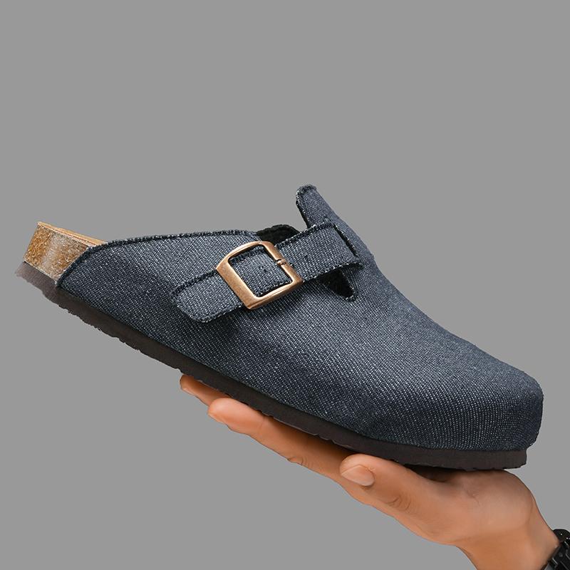 Men Women Wide Toe Slippers Cork Sandals Backless Clogs Comfort Footbed Slip-on Mules Indoor Outdoor Fashion Dropshipping