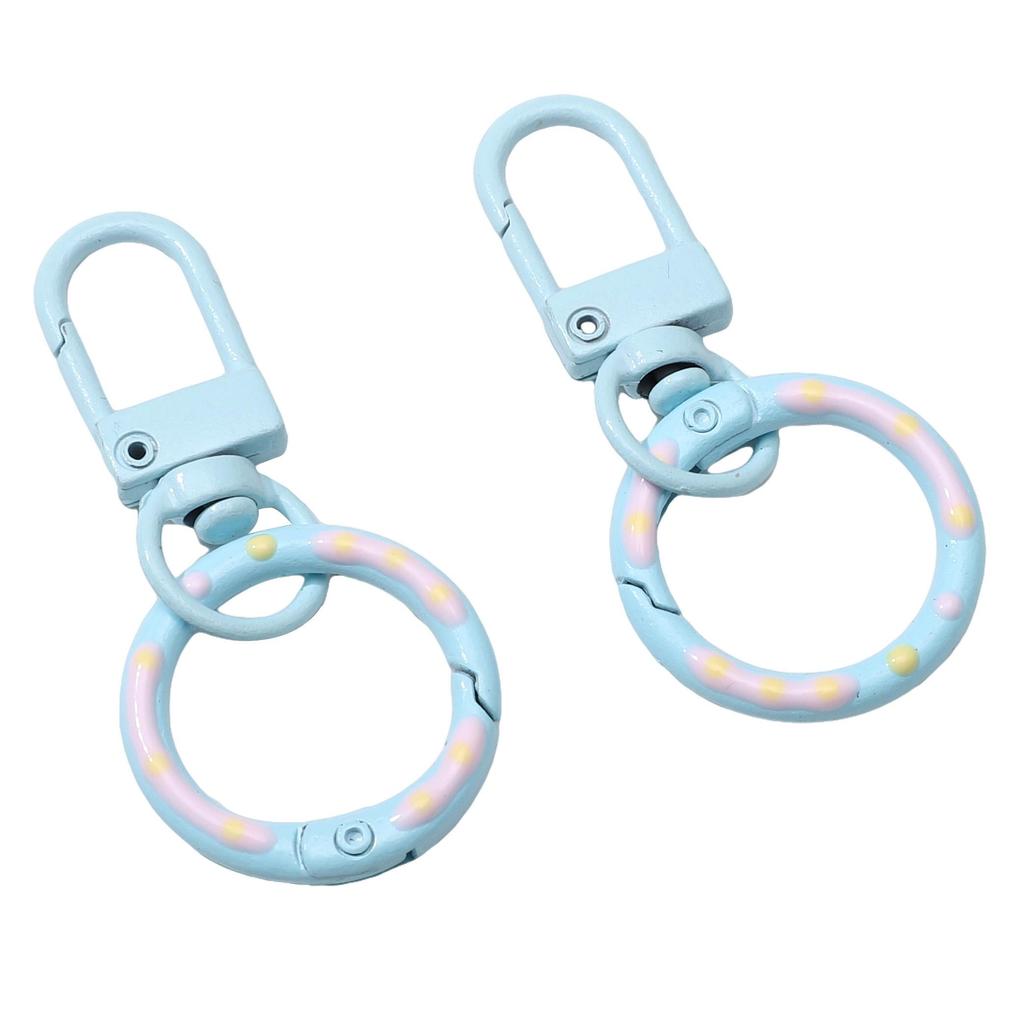 1Set/bag Alloy Donut Spring Buckle Door Buckle For DIY Jewelry Making