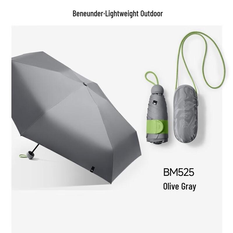 Beneunder Anti-UV Five-Fold Capsule Sun/Rain Umbrella