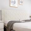 Luxury Thicken Plush Quilted Headboard Cover Solid Gray Velvet Bed Back Dust Protector All Inclusive