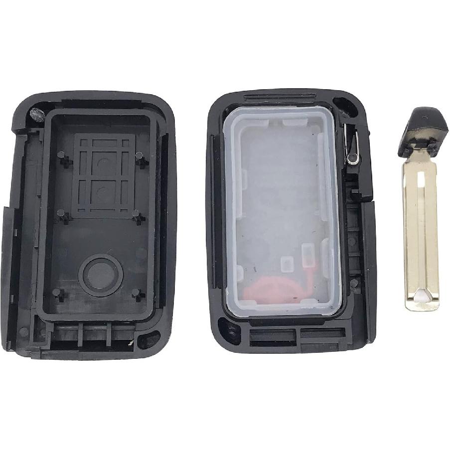 3 Buttons Replacement Key Fob Cover fit for Toyota Prius Highlander Prius C Prius V RAV4 Camry Keyless Entry Key Fob Shell