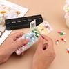 New Portable Premium Weekly Pill Cases 7 Day 7 Grids Pill Organizer Storage Box Container Travel for Medicine Vitamins Fish Oils