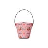 GG Jason Family Print Supreme Canvas Bucket Bag Kids Handbags Pink 752356-FACAO-8497