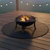 Fire Bowl Mat Heat Resistant Fireproof Floor Mat BBQ Floor Protector Reusable Deck Protector Pad Long-Lasting for Fireplace